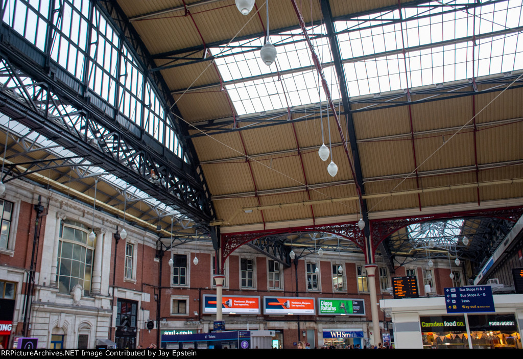 End part of the shed at London Victoria